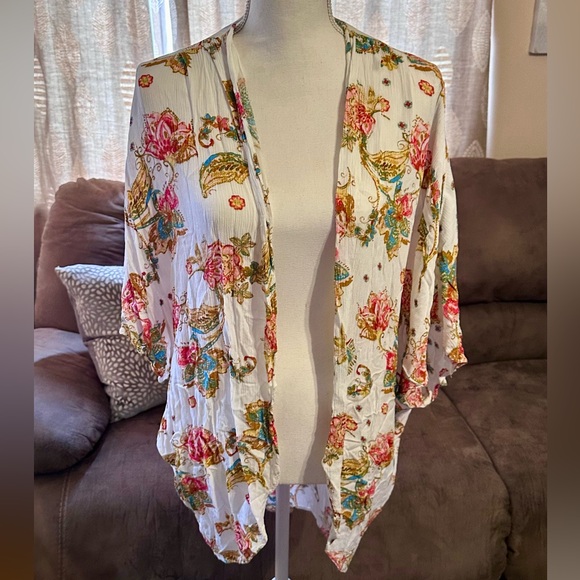 Boho Paisley Kimono - Picture 2 of 10